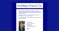 Desktop Screenshot of knitwearfinland.com