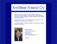 Tablet Screenshot of knitwearfinland.com